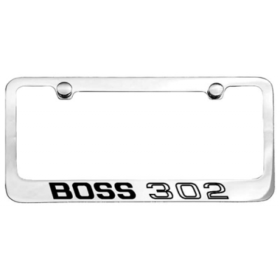 Contour de Plaque Chromé avec logo BOSS 302